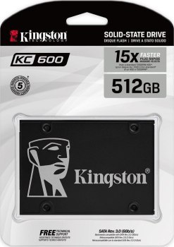 Dysk Kingston KC600 SKC600/512G (512 GB ; 2.5 ; SATA III) Dysk Kingston KC600 SKC600/512G (512 GB ; 2.5 ; SATA III)