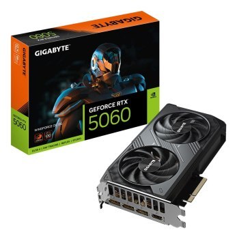 Karta graficzna - Gigabyte GeForce RTX 5060 WINDFORCE OC 8GB DLSS 4 Karta graficzna - Gigabyte GeForce RTX 5060 WINDFORCE OC 8GB DLSS 4