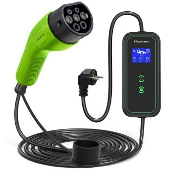 Qoltec Mobilna ładowarka do samochodów EV 2 w 1 typ2 | 3.5kW | 230V Qoltec Mobilna ładowarka do samochodów EV 2 w 1 typ2 | 3.5kW | 230V