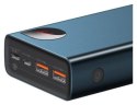 Baseus Adaman Metal 20000mAh PD QC 3.0 65W 2xUSB + USB-C + micro US niebieski