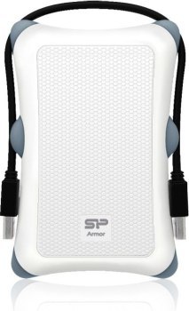 Dysk zewnętrzny Silicon Power Armor A30 2TB 2.5 USB 3.2 5400 obr/min White (SP020TBPHDA30S3W)