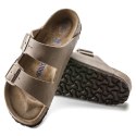 Klapki Birkenstock Arizona Soft Footbed Oiled Leather Tabacco Brown narrow wąskie damskie/męskie (0552813)