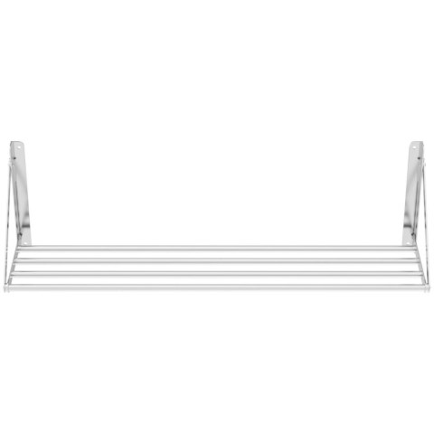 Półka ścienna składana ze stali nierdzewnej do 40 kg 120 x 30 cm Półka ścienna składana ze stali nierdzewnej do 40 kg 120 x 30 cm