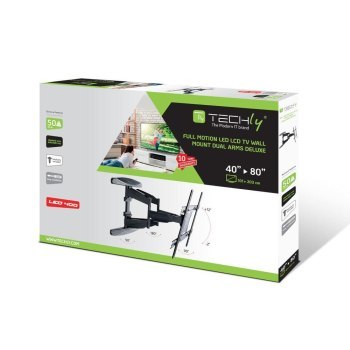 Uchwyt - TECHLY UCHWYT ŚCIENNY TV LED/LCD 40-80 CALI 50KG O Uchwyt - TECHLY UCHWYT ŚCIENNY TV LED/LCD 40-80 CALI 50KG O