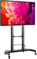 Uchwyt - Techly 107111 Mobilny stojak do telewizora LED/LCD/tablicy interaktywnej, 60-100'', 100kg, 2 półki