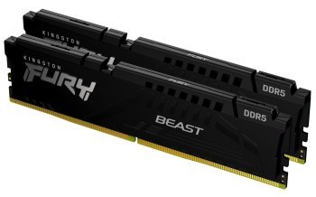KINGSTON DDR5 128GB 5600MT/s CL40 DIMM KITx2 FURY Beast Black KINGSTON DDR5 128GB 5600MT/s CL40 DIMM KITx2 FURY Beast Black