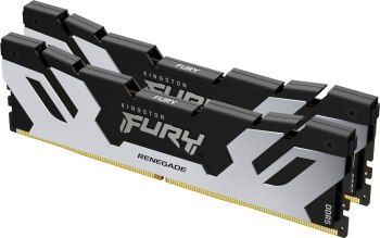 KINGSTON DDR5 96GB 6000MT/s CL32 DIMM (Kit of 2) FURY Renegade Silver XMP KINGSTON DDR5 96GB 6000MT/s CL32 DIMM (Kit of 2) FURY Renegade Silver XMP