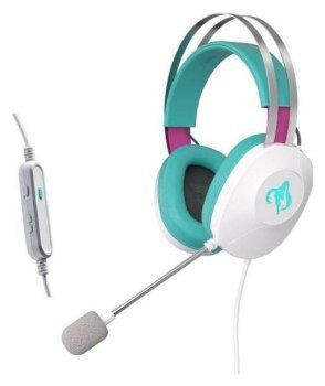 Słuchawki - Asus TUF Gaming H1 Gen II Hatsune Miku Edition biały