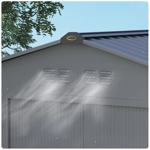Domek Ogrodowy 213 x 131 x 192 cm Szary 2,43 m² PAKO 84H-352V00SR Domek Ogrodowy 213 x 131 x 192 cm Szary 2,43 m² PAKO 84H-352V00SR