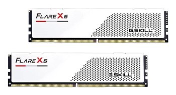 G.SKILL FLARE X5 AMD DDR5 2X32GB 6000MHZ CL28 EXPO WHITE F5-6000J2836G32GX2-FX5W G.SKILL FLARE X5 AMD DDR5 2X32GB 6000MHZ CL28 EXPO WHITE F5-6000J2836G32GX2-FX5W