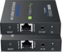 Techly 364187 Extender HDMI po skrętce Cat6/6a/7, 4K 60Hz, Zero Latecy, IR, do 70m