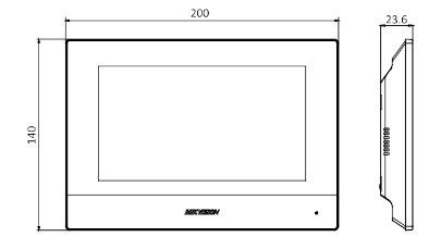 Zestaw wideodomofonowy Hikvision DS-KIS603-P(C) Zestaw wideodomofonowy Hikvision DS-KIS603-P(C)