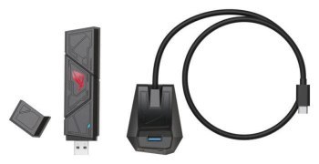 Karta sieciowa - ASUS ROG USB-BE92 Karta sieciowa - ASUS ROG USB-BE92