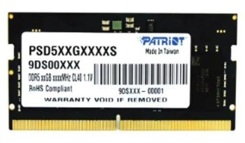 Patriot SO-DIMM DDR5 32GB 4800MHz Bulk Patriot SO-DIMM DDR5 32GB 4800MHz Bulk