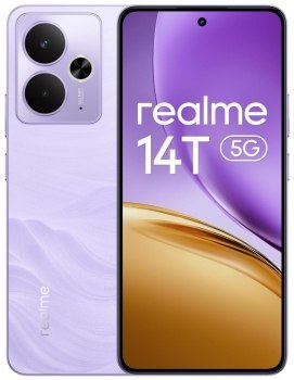 Smartfon realme 14T 5G 8/256GB Lightning Purple Smartfon realme 14T 5G 8/256GB Lightning Purple