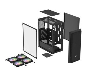 Fury Shobo SH4F RGB czarna Fury Fury Shobo SH4F RGB czarna Fury