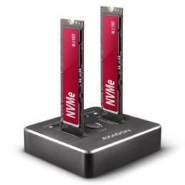 Stacja dokująca Axagon ADSA-M2C USB-C 3.2 Gen2 do 2x NVMe z funkcją klonowania Axagon