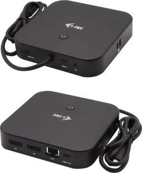 Replikator - i-tec USB-C Dual Display Docking Station 2x DP LAN AUDIO Power Delivery 100 W - Stacja dokująca Replikator - i-tec USB-C Dual Display Docking Station 2x DP LAN AUDIO Power Delivery 100 W - Stacja dokująca