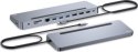 Replikator - i-tec USB-C Metal Ergonomic 4K 3x Display 2x DP 1x HDMI LAN Audio Power Delivery 100 W + i-tec Universal Charger 10