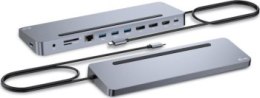 Replikator - i-tec USB-C Metal Ergonomic 4K 3x Display 2x DP 1x HDMI LAN Audio Power Delivery 100 W + i-tec Universal Charger 10