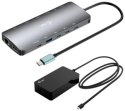 Replikator - i-tec USB-C Metal Nano 3x Display Docking Station 2x HDMI 1x USB-C video LAN Audio Czytnik kart Power Delivery 140W