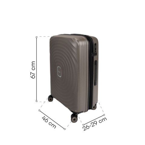 Walizka SwissBags Echo 67 cm 17783 szampański Walizka SwissBags Echo 67 cm 17783 szampański
