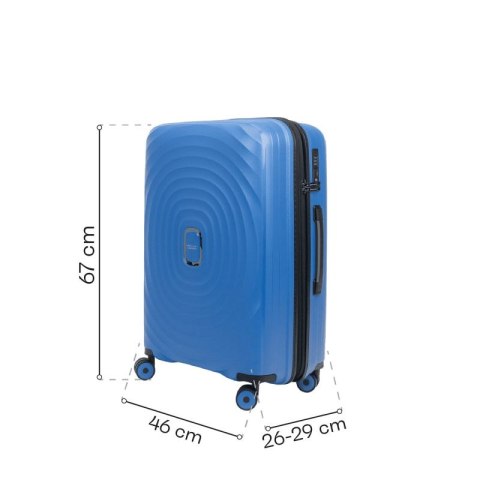 Walizka SwissBags Echo 67 cm 17786 morski Walizka SwissBags Echo 67 cm 17786 morski