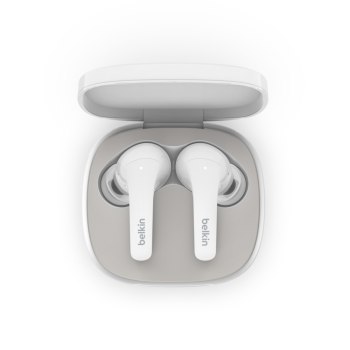 Belkin SOUNDFORMTM Flow True Wireless Earbuds WHT Belkin SOUNDFORMTM Flow True Wireless Earbuds WHT
