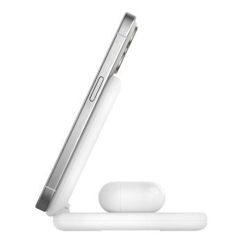 Belkin ładowarka indukcyjna składana 2w1 MagSafe Qi2 15 W biała z zasilaczem 36 W Belkin ładowarka indukcyjna składana 2w1 MagSafe Qi2 15 W biała z zasilaczem 36 W