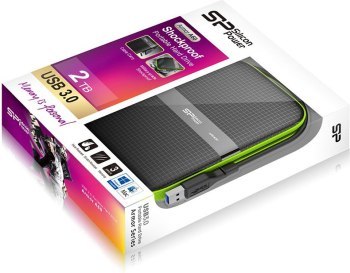 Dysk zewnętrzny Silicon Power Armor A60 2TB 2.5 USB 3.2 5400 obr/min Green-Black (SP020TBPHDA60S3K) Dysk zewnętrzny Silicon Power Armor A60 2TB 2.5 USB 3.2 5400 obr/min Green-Black (SP020TBPHDA60S3K)