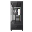 GEMBIRD OBUDOWA FORNAX X550 AQUARIUM MIDI-TOWER (2X USB 3.1 1X USB TYPE-C) 3X FAN CZARNA