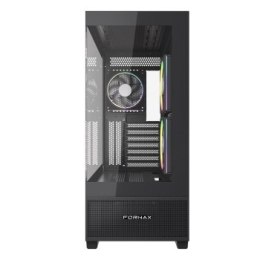 GEMBIRD OBUDOWA FORNAX X550 AQUARIUM MIDI-TOWER (2X USB 3.1 1X USB TYPE-C) 3X FAN CZARNA