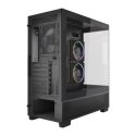 GEMBIRD OBUDOWA FORNAX X550 AQUARIUM MIDI-TOWER (2X USB 3.1 1X USB TYPE-C) 3X FAN CZARNA
