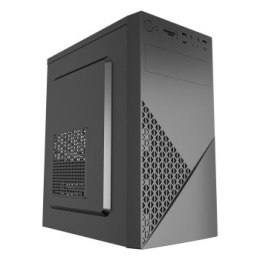 GEMBIRD OBUDOWA FORNAX K170 600W 80PLUS BRONZE MINI-TOWER (1X USB 3.1 2X USB 2.0 1X USB TYP-C CZYTNIK KART) CZARNA