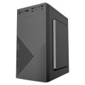 GEMBIRD OBUDOWA FORNAX K170 600W 80PLUS BRONZE MINI-TOWER (1X USB 3.1 2X USB 2.0 1X USB TYP-C CZYTNIK KART) CZARNA