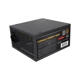 GEMBIRD ZASILACZ KOMPUTEROWY FORNAX POWER 750W 80+ GOLD ATX 750W AKTYWNE PFC 12CM WENTYLATOR