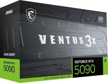 Karta graf. MSI GeForce RTX 5090 32G VENTUS 3X OC Karta graf. MSI GeForce RTX 5090 32G VENTUS 3X OC