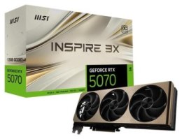 Karta graficzna - MSI GeForce RTX 5070 INSPIRE 3X OC 12GB DLSS 4