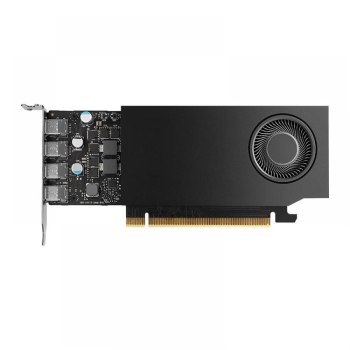 PNY NVIDIA A1000 8GB GDDR6 128-bit Low Profile PCIe 4.0 x8 Single slot 4 x Mini DisplayPort 1.4a 50W LP bracket small box PNY NVIDIA A1000 8GB GDDR6 128-bit Low Profile PCIe 4.0 x8 Single slot 4 x Mini DisplayPort 1.4a 50W LP bracket small box
