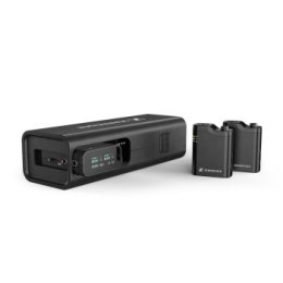 Sennheiser PROFILE WIRELESS 2-CHANNEL SET - 2-kanałowy odbiornik 2 4 GHz 2 mikrofony na klipsie akcesoria etui ładujące pokr