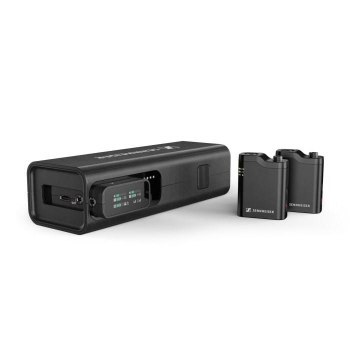 Sennheiser PROFILE WIRELESS 2-CHANNEL SET - 2-kanałowy odbiornik 2 4 GHz 2 mikrofony na klipsie akcesoria etui ładujące pokr Sennheiser PROFILE WIRELESS 2-CHANNEL SET - 2-kanałowy odbiornik 2 4 GHz 2 mikrofony na klipsie akcesoria etui ładujące pokr