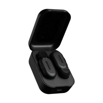Shure MV-TWO-KIT-Z6 - Zestaw dwóch mikrofonów bezprzewodowych MoveMic MV-LAV case ładujący odbiornik Shure MV-TWO-KIT-Z6 - Zestaw dwóch mikrofonów bezprzewodowych MoveMic MV-LAV case ładujący odbiornik