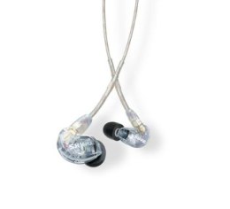 Słuchawki - Shure SE215-CL-EFS - Słuchawki douszne odłączany kabel przezroczyste