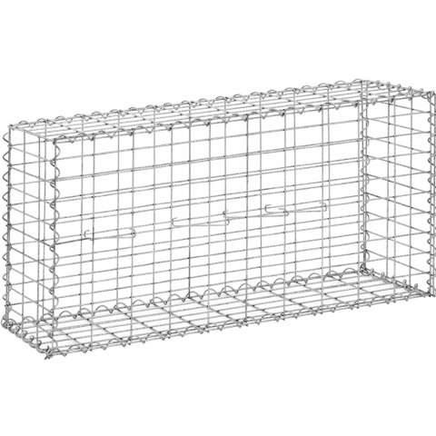Kosz gabionowy ze stali galwanizowanej 102 x 32 x 51 cm - 2 szt. Kosz gabionowy ze stali galwanizowanej 102 x 32 x 51 cm - 2 szt.
