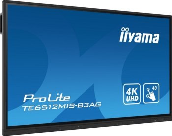 Monitor interaktywny iiyama TE6512MIS-B3AG 65" 4K UHD IPS Touch Android 11 Monitor interaktywny iiyama TE6512MIS-B3AG 65" 4K UHD IPS Touch Android 11