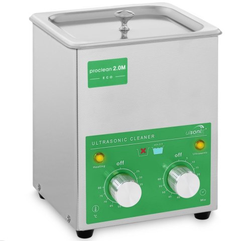 Myjka wanna oczyszczacz ultradźwiękowy 2L Ulsonix PROCLEAN 2.0M ECO Myjka wanna oczyszczacz ultradźwiękowy 2L Ulsonix PROCLEAN 2.0M ECO