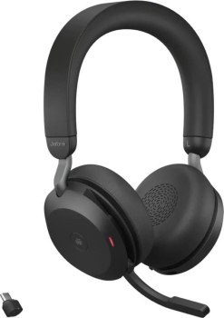 Słuchawki - Słuchawki bezprzewodowe Jabra Evolve 2 75 USB-C MS Stereo Stand Black - 27599-999-889 Słuchawki - Słuchawki bezprzewodowe Jabra Evolve 2 75 USB-C MS Stereo Stand Black - 27599-999-889