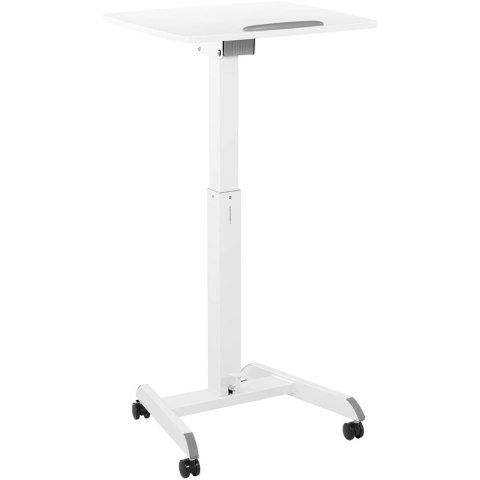 Stolik stojak pod laptopa odchylany regulowany na kółkach 60 x 52 cm 825 - 1185 mm Stolik stojak pod laptopa odchylany regulowany na kółkach 60 x 52 cm 825 - 1185 mm