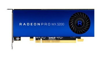 Karta graficzna AMD Radeon Pro WX 3200 4GB GDDR5 4x Mini-DisplayPort 50W PCI Gen3 x16 Karta graficzna AMD Radeon Pro WX 3200 4GB GDDR5 4x Mini-DisplayPort 50W PCI Gen3 x16