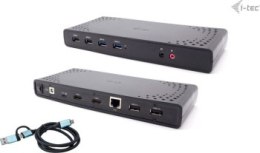 Replikator - i-tec USB 3.0 / USB-C / Thunderbolt 2x HDMI Dual Display LAN Audio Power Delivery 85W